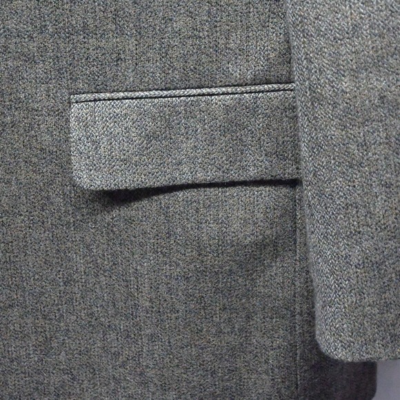 Jean-Paul Germain 50R Brown Tweed 2 Button Blazer Jacket Sport Coat - Picture 3 of 10